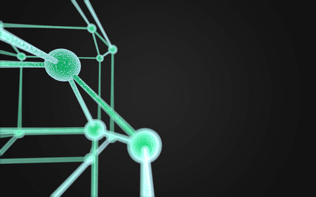 Science Molecule DNA Model Structure, business teamwork conceptの写真素材