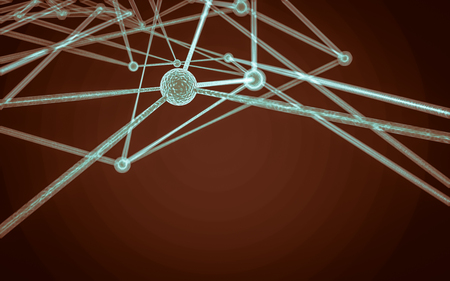 Science Molecule DNA Model Structure, business teamwork conceptの写真素材