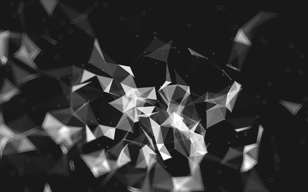 Abstract low poly background, geometry triangle, mosaic pastel color backgroundの写真素材