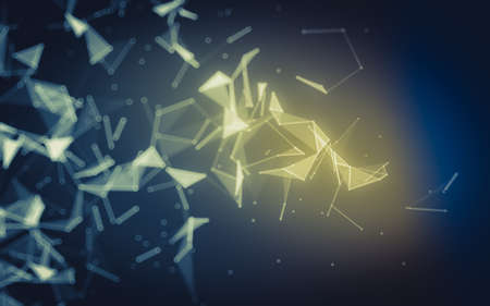 Abstract low poly background, geometry triangle, mosaic pastel color backgroundの写真素材