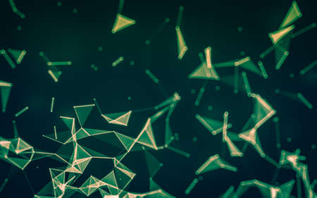 Abstract low poly background, geometry triangle, mosaic pastel color backgroundの写真素材