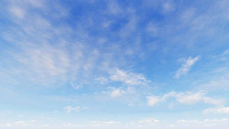 Cloudy blue sky abstract background, blue sky background with tiny clouds, 3d renderingの写真素材