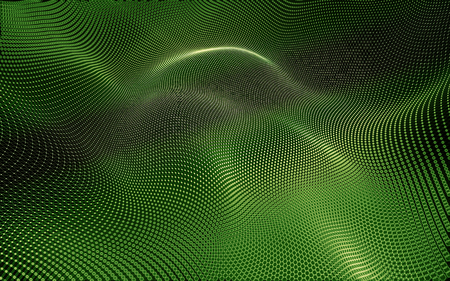 Abstract polygonal space low poly dark background with connecting dots and lines. Connection structure. 3d renderingの写真素材