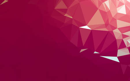 Abstract low poly background, geometry triangle, mosaic pastel color backgroundの写真素材