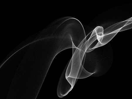 Dark abstract background with a glowing abstract waves, abstract backgroundの写真素材