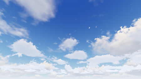 Cloudy blue sky abstract background, blue sky background with tiny clouds, 3d renderingの写真素材