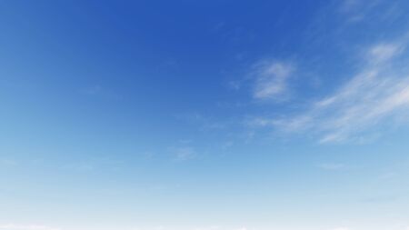Cloudy blue sky abstract background, blue sky background with tiny clouds, 3d renderingの写真素材