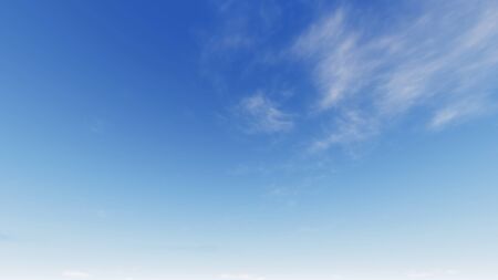 Cloudy blue sky abstract background, blue sky background with tiny clouds, 3d renderingの写真素材