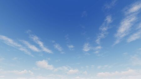 Cloudy blue sky abstract background, blue sky background with tiny clouds, 3d renderingの写真素材