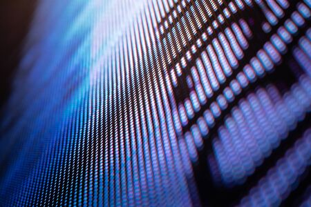 CloseUp LED blurred screen. LED soft focus background. abstract background ideal for design.の写真素材
