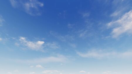 Cloudy blue sky abstract background, blue sky background with tiny clouds, 3d renderingの写真素材