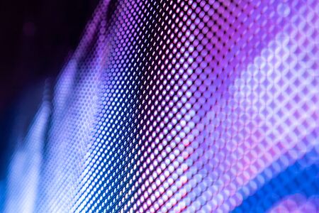 CloseUp LED blurred screen. LED soft focus background. abstract background ideal for design.