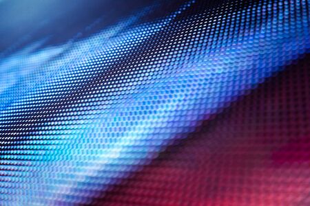 CloseUp LED blurred screen. LED soft focus background. abstract background ideal for design.の写真素材