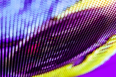 CloseUp LED blurred screen. LED soft focus background. abstract background ideal for design.の写真素材