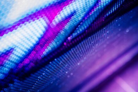 CloseUp LED blurred screen. LED soft focus background. abstract background ideal for design.