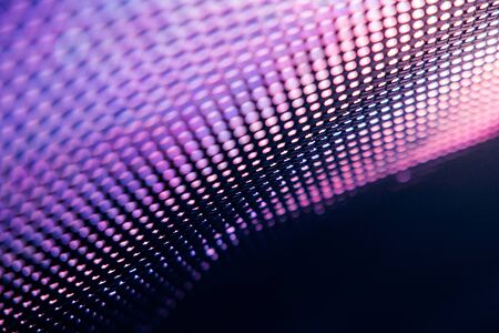 CloseUp LED blurred screen. LED soft focus background. abstract background ideal for design.