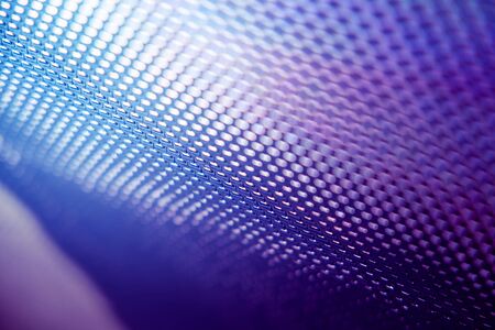 CloseUp LED blurred screen. LED soft focus background. abstract background ideal for design.の写真素材