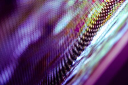 CloseUp LED blurred screen. LED soft focus background. abstract background ideal for design.