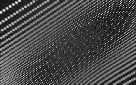 Abstract background. Molecules technology with polygonal shapes, connecting dots and lines. Connection structure. Big data visualization. の写真素材