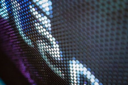 CloseUp LED blurred screen. LED soft focus background. abstract background ideal for design.