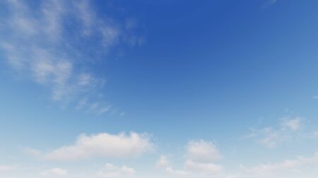 Cloudy blue sky abstract background, blue sky background with tiny clouds, 3d rendering

の写真素材