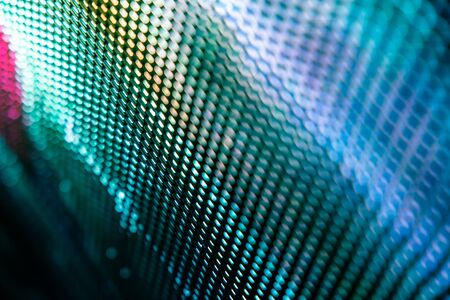 CloseUp LED blurred screen. LED soft focus background. abstract background ideal for design.の写真素材