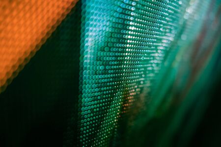 CloseUp LED blurred screen. LED soft focus background. abstract background ideal for design.の写真素材