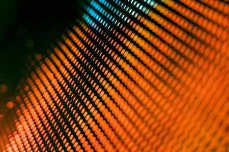 CloseUp LED blurred screen. LED soft focus background. abstract background ideal for design.
