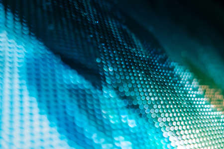 CloseUp LED blurred screen. LED soft focus background. abstract background ideal for design.の写真素材