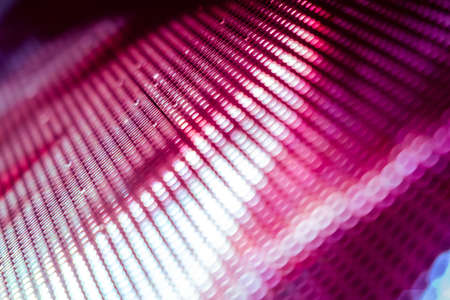 CloseUp LED blurred screen. LED soft focus background. abstract background ideal for design.の写真素材