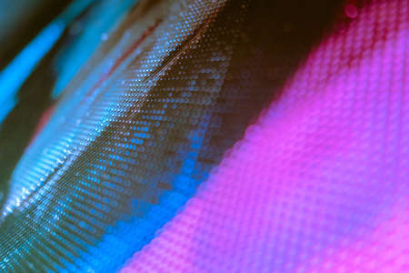 CloseUp LED blurred screen. LED soft focus background. abstract background ideal for design.