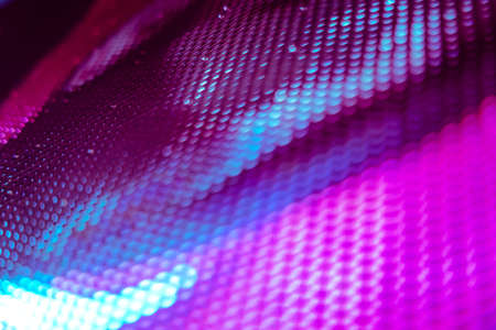 CloseUp LED blurred screen. LED soft focus background. abstract background ideal for design.の写真素材