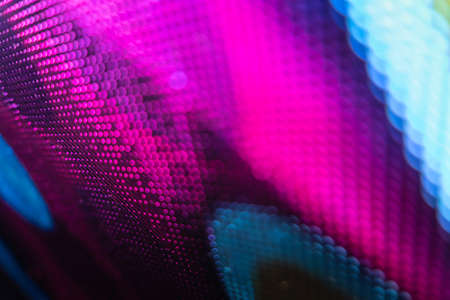CloseUp LED blurred screen. LED soft focus background. abstract background ideal for design.