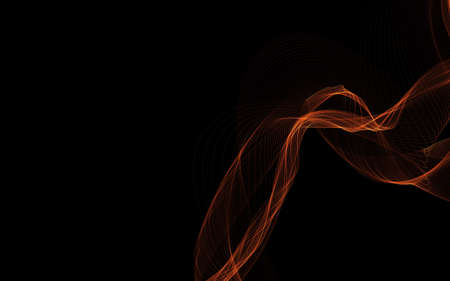 Dark abstract background with a glowing abstract waves, abstract backgroundの写真素材