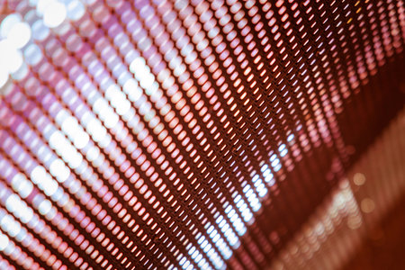 CloseUp LED blurred screen. LED soft focus background. abstract background ideal for design.