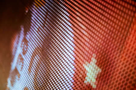 CloseUp LED blurred screen. LED soft focus background. abstract background ideal for design.の写真素材