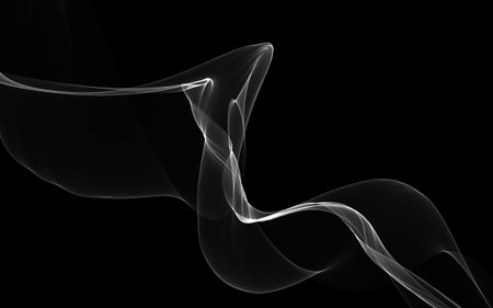 Dark abstract background with a glowing abstract waves, abstract backgroundの写真素材