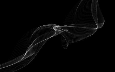 Dark abstract background with a glowing abstract waves, abstract backgroundの写真素材