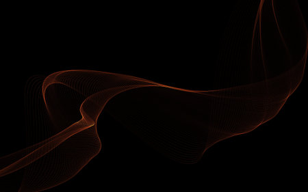 Dark abstract background with a glowing abstract waves, abstract backgroundの写真素材