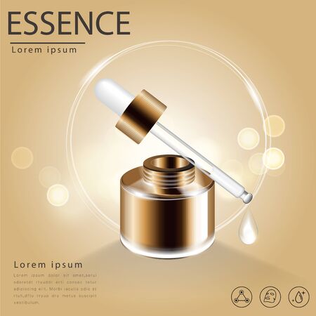 Facial Treatment Essence Skin Care Cosmetic.のイラスト素材