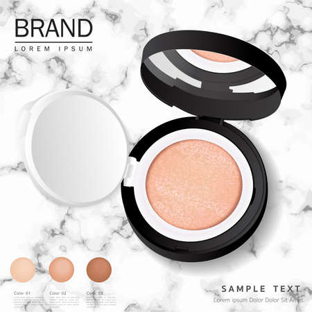 Makeup ad templates, Crimson lipstick dolls with Sparkle, 3D illustration, Black gold backgroundのイラスト素材