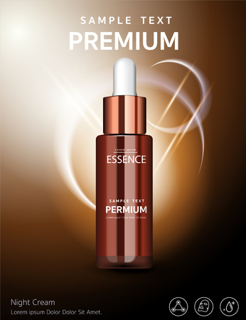 Facial Treatment Essence Skin Care Cosmeticのイラスト素材