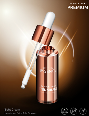 Facial Treatment Essence Skin Care Cosmeticのイラスト素材