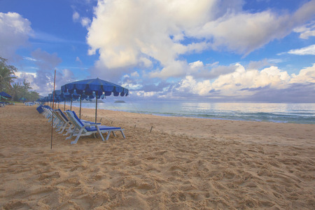Karon Beach and Morning Light / Phuket Thailandの写真素材