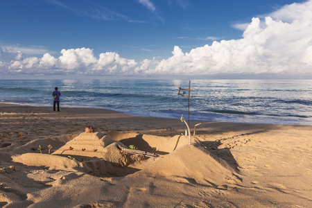 Karon Beach and Morning Light / Phuket Thailandの写真素材