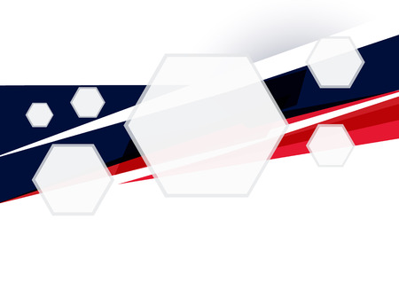 hexagon backgroundのイラスト素材