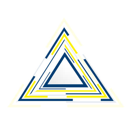 technology Triangle vector