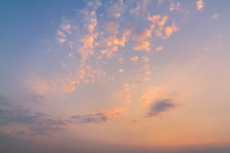 Dramatic sunrise sky, cloud and sunshineの写真素材