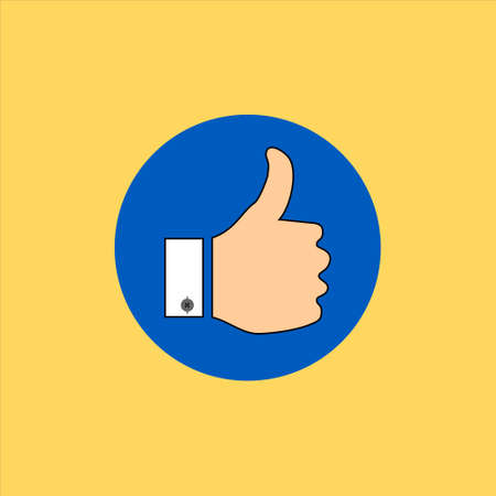 thumbs up iconのイラスト素材