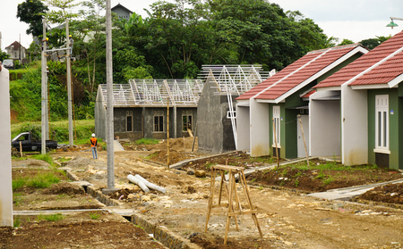 intermediate real estate project photo taken in Bogor Indonesia javaの写真素材